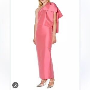 Josselin One-Shoulder ruffled maxi dress